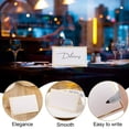 thumbnail image 5 of WEUVEB White Foldable Table Place Cards Smooth Writing for Events and Banquets 200Pcs, 5 of 8