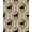 Beige Black, Pattern 3, variant on ODIKA Witchy Bordered Repeating Gothic Border Goth Halloween Spooky Playful Expressive Non-Slip Chair-Friendly for Dining Room, Large Office, Lounge