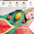 thumbnail image 3 of Shiartex Fruit Colorful Design Gifts Blanket Super Soft Flannel Blanket for Bed Sofa Living Room Decor All Seasons Soft Plush Blanket 50x60in, 3 of 6