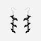thumbnail image 4 of ¡Autorización! Halloween Calabaza Murciélago Joyería de Halloween Pendientes negros exagerados retro Accesorios de vestir Compre 2 y obtenga 3, 4 of 4