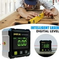 thumbnail image 4 of Digital Inclinometer with Dual Lasers, 360° Angle & Slope Measurement Tool, Magnetic Base, IP54 Waterproof, for Woodworking & Construction, 4 of 7
