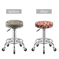 thumbnail image 5 of Fotbe Cute Strawberry Stool Covers Round,Waterproof Round Bar Stool Covers Bar Chair Covers Washable Stool Cushion Slipcover for 12-14 Inch Chair-13 inch, 5 of 7