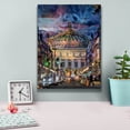 thumbnail image 4 of Epic Graffiti 'Paris France Opera Garnier at dusk' by Pedro Gavidia, Canvas Wall Art, 12"x16", 4 of 8