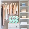 thumbnail image 4 of Yayeee Collapsible Cube Storage Bin with Lid Fabric Closet Decorative Basket with Handles, Strawberry Pattern, 4 of 7