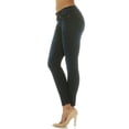 thumbnail image 2 of Cover Girl Jeans juniors plus size Perfect Mid Rise Comfy Skinny Jeans khaki black or blue, 2 of 6