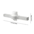 thumbnail image 3 of Oleegame 2PC Produce Storage 2PC Sealing Clip Food Sealing Clip Freshness And Bag Sealing Clip White, 3 of 9