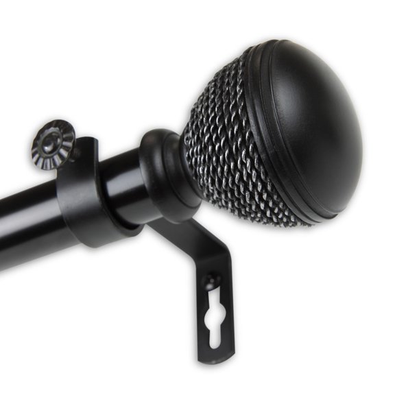 InStyleDesign Plait 1 inch Diameter Adjustable Curtain Rod