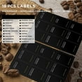 thumbnail image 3 of AMERTEER 2 Pcs Coffee Syrup Dispenser  with 9 Labels 16.9 oz 500 ml Coffee Syrup Container Minimalist Clear Glass Syrup Bottle Portable Coffee Pump Dispenser for Coffee Bar, 3 of 6