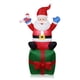 thumbnail image 2 of Wosthever Santa Claus Iluminado Luz LED Regalo Navidad Iluminación Explosión Fiesta Decoración al aire libre Conjunto Ornamento de plástico Kits de decoración para fiestas, 2 of 6