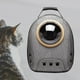 thumbnail image 5 of Mochila transportadora para gatos y perros pequeños, cápsula transparente ventilada con burbujas Gris, 5 of 6