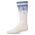 thumbnail image 2 of MeMoi Girls "Paint Drip" Ribbed Cotton-Blend Novelty Knee High Sock - Girls - Female, 6, Pink, 2 of 6