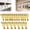 20PCS, variant on Window Frame Hangers, Heavy Duty Metal Picture Rail Hooks (10PCS) | Reliable Support: 1.0mm steel hooks for photo frames & gallery display. Securely hang decor without drilling or tools