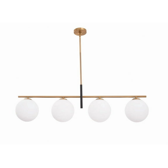 SP104GB Brio Lighting Spark - 4 Light Chandelier-13 Inches Tall and 45.37 Inches Wide