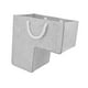 thumbnail image 1 of Cesta organizadora para escaleras, moderna cesta de almacenaje en forma de L con asas Gris claro, 1 of 9