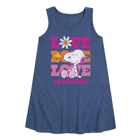 

Peanuts - Love Woodstock - Toddler & Youth Girls A-line Dress