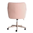 thumbnail image 4 of Serta Style Ashland Home Office Chair, Blush Pink Twill Fabric, 4 of 5