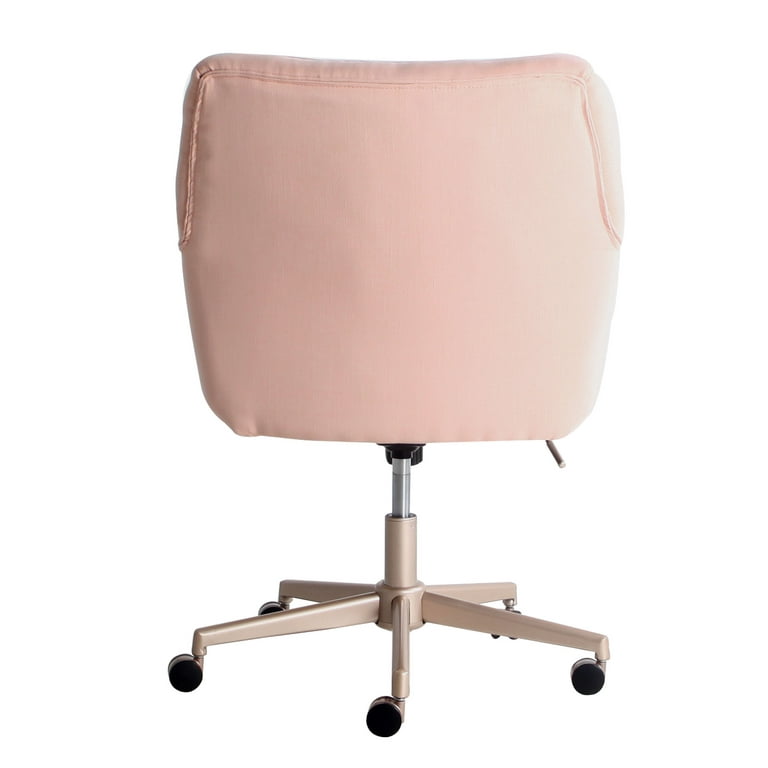 Serta Ashland Upholstered Office Chair, Blush Pink