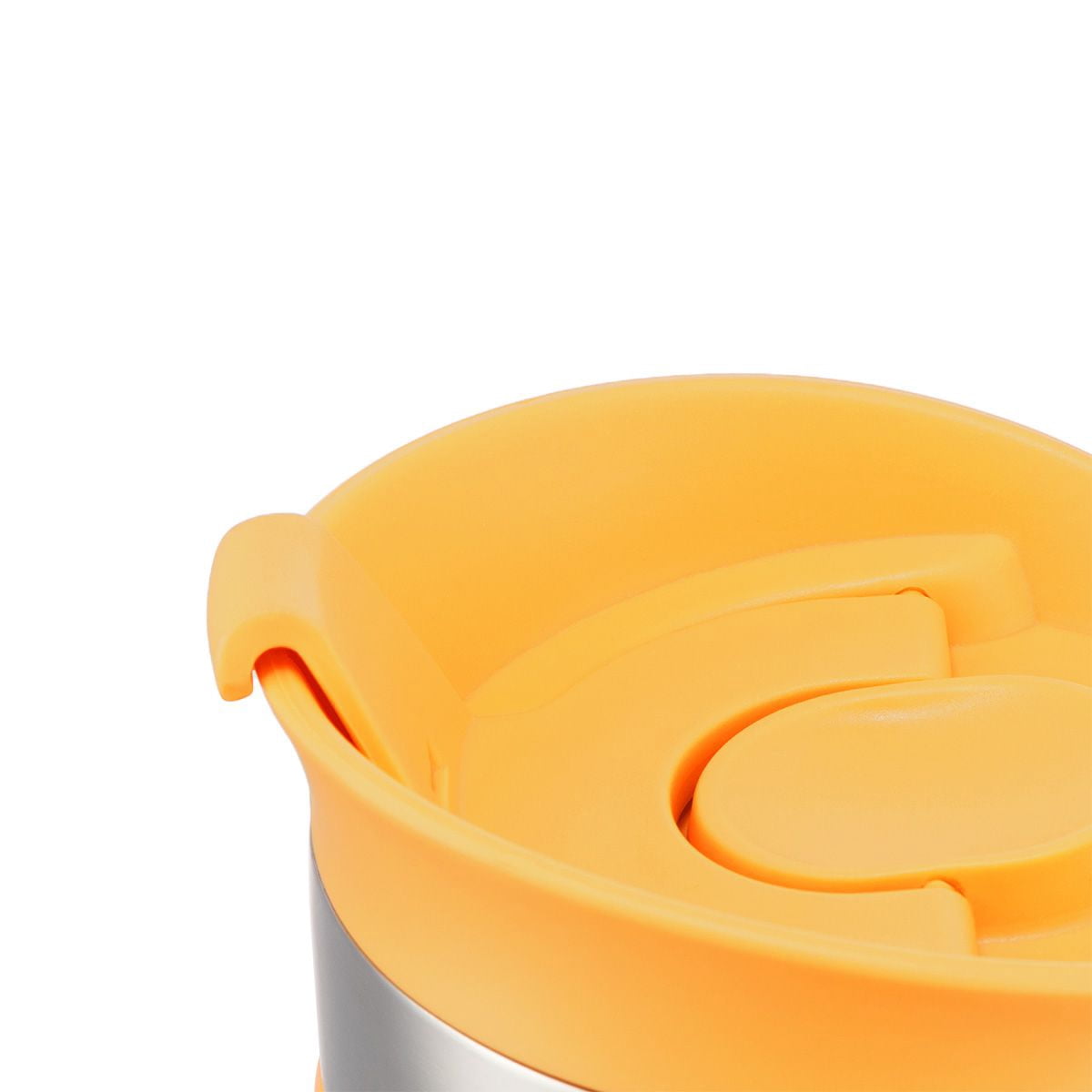 Vacuum travel mug, small, 0.35 l, 12 oz, stainless steel yellow