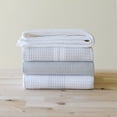 thumbnail image 2 of Better Homes & Gardens 4 Piece Waffle Kitchen Towel, Soft Silver, 2 of 6