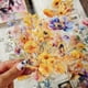 thumbnail image 1 of Set de pegatinas JUNKJWBZ, 120 unidades, con diseño floral, para álbum de recortes, transparente, 1 of 7