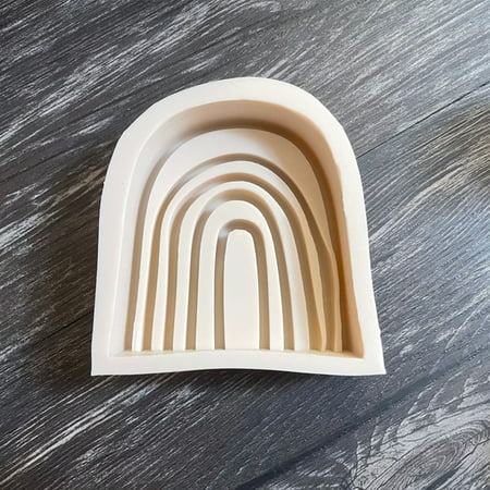 

BetterZ Casting Mold Fine Workmanship Heat Resistant Silicone 3D Rainbow Bridge Shape Cake Soap Candle Mold Home Decoration