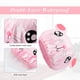 thumbnail image 3 of 2 Pieces Cute Kids Shower Cap, Funny Cartoon Bath Hat,Boys or Girls Waterproof Shower Bath Caps (Gray Mouse + Pink Pig), 3 of 5