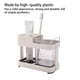 thumbnail image 2 of Yuarrent Soporte para cepillo de dientes, organizador de almacenamiento de cepillos de maquillaje, jabón, de dientes, soporte de tocador Almacenamiento y organización del hogar, 2 of 6
