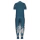 thumbnail image 5 of Puntoco moda mujer cuello redondo patrón sólido manga corta blusa + bolsillos sueltos pantalones conjuntos Puntoco Puntoco-3571, 5 of 6