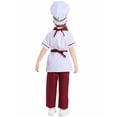 thumbnail image 4 of JCCXIN Kids Chef For Girls Western Dress Up Pretend Play Outfit Sets Adorable Clothes Sets, 4 of 5