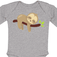 thumbnail image 4 of Inktastic Cute Sloth, Baby Sloth, Lazy Sloth, Sleeping Sloth Boys or Girls Long Sleeve Baby Bodysuit, 4 of 5