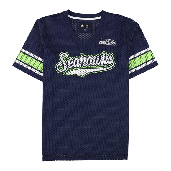 Camiseta de los Seattle Seahawks para mujer de la NFL, azul, mediana