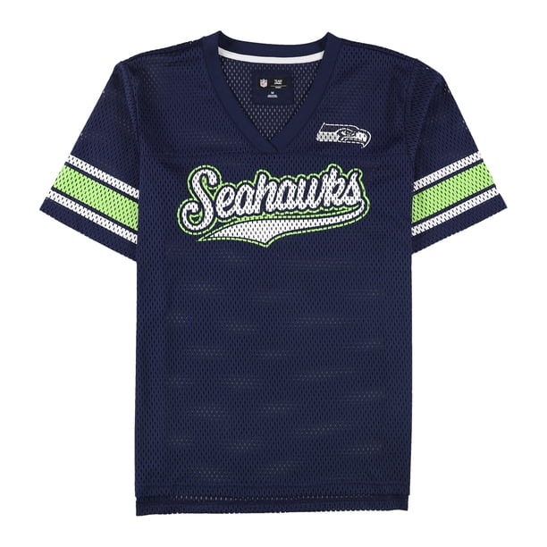 Camiseta de los Seattle Seahawks para mujer de la NFL, azul, mediana