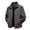 Dark Gray, variant on CharmCyan Men's Casual Loose Thin Stand-up Collar Jacket, Men's And Windproof Zipper Solid Color Coat Army Green L