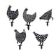 thumbnail image 5 of Estacas de jardín forma de pollo Yuarrent Acrílico Impermeable 5 Piezas, 5 of 6