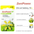 thumbnail image 3 of ZeniPower Hearing Aid Batteries Size: 10 (120 Batteries), 3 of 5