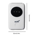 thumbnail image 4 of H808+ Mobile WiFi Router 4G Lte 150Mbps Portable Pocket Modem Mini Router with SIM Card Slot Hotspot for Outdoor Travel, 4 of 5