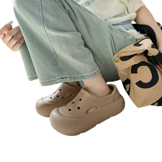 fastboy Non Slip Women S Shower Shoes For College Dorm With Drainage Holes Clean Water Once Rinsed. Womens khaki 39【standard code】