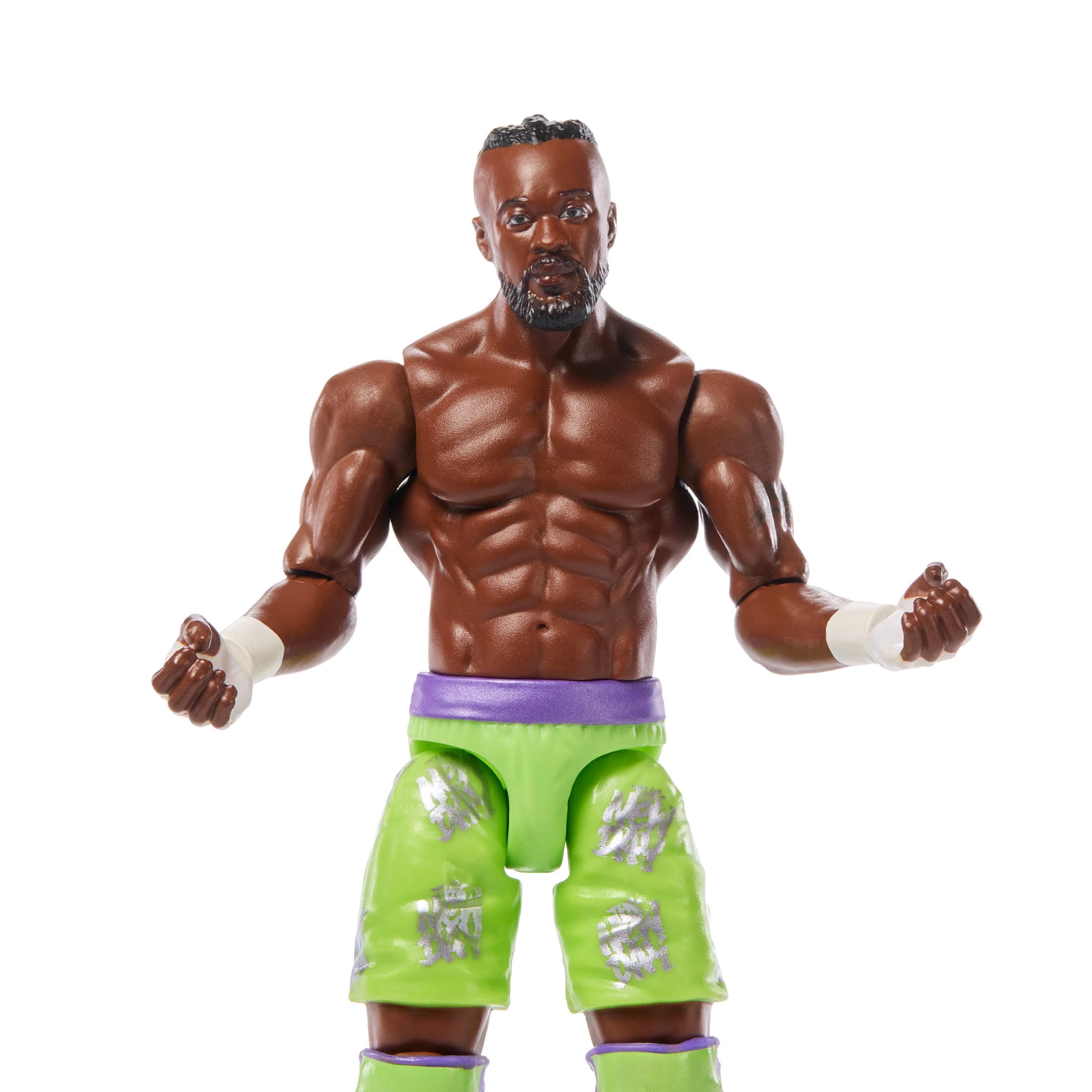WWE Kofi Kingston Action Figure, Main Event Series #158, 6-inch Collectible with Articulation