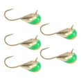 thumbnail image 3 of Kit De Plantillas De Pesca En Hielo, Anzuelos De Pesca En Hielo Anticorrosión Eficaces De Acero Con Alto Contenido De Carbono, 5 Piezas De Molienda Repetida Portátil Para Agua De, 3 of 7