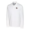 thumbnail image 2 of Men's Cutter & Buck White South Carolina Gamecocks Big & Tall Tri-Blend Pique Long Sleeve DryTec Polo, 2 of 3