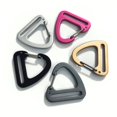 thumbnail image 7 of Outdoor Tool 5 Colors Camping Hiking Backpack Accessories Outdoor Hooks Triangle Carabiner Spring Quickdraws Clip Keychain Belt Buckles GREY, 7 of 7