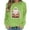 Green#2, variant on Qingpeng Womens Halloween Sweatshirt Crew Neck Fashion Cute Long Sleeve Fleece Crewneck Sweatshirt for Holiday Wear