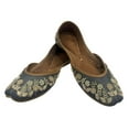 thumbnail image 5 of Indian Shoes Punjabi Jutti for Women Indian Shoes Flat Mojari Handmade Sandals US 7/ EURO 37, 5 of 5