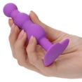 thumbnail image 2 of First Time Vibrating Triple Beaded Anal Probe - Purple, 2 of 8