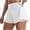 White, variant on AherBiu Workout Shorts for Women 2 in 1 Lightweight Quick-Dry Trackshorts High Waisted Athletic Running Shorts with Pockets