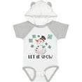 thumbnail image 3 of Inktastic Let It Snow Cute Snowman in Hat and Scarf Boys or Girls Baby Bodysuit, 3 of 5