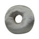 thumbnail image 5 of Almohada de perforación de oreja o soporte en forma de cuello para la oficina en casa cubierta extraíble mezcla ergonómica de algodón suave de 30 cm gris oscuro, 5 of 8