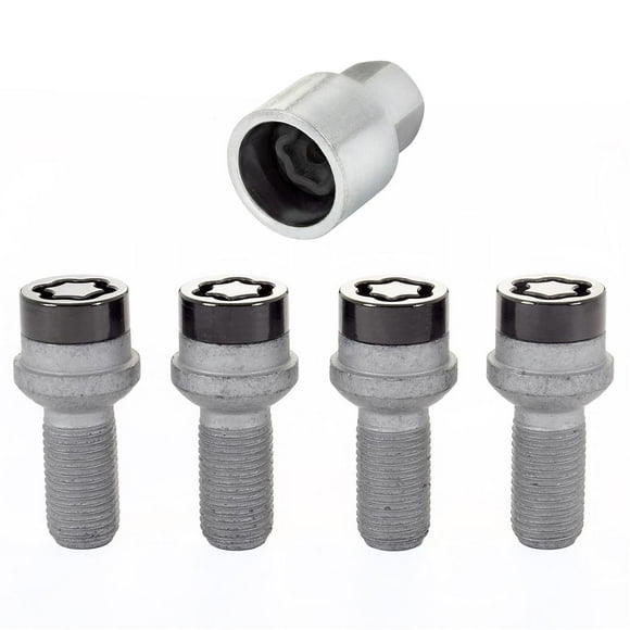McGard Wheel Access Wheel Lock 28374 Bolt Style; Lug Bolt Lock; 14 Millimeter x 1.5 Thread Size; Radius Ball Seat; Acorn Lug Use With Steel/Aluminum Wheels; 1.06 Inch Threaded Length