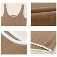 thumbnail image 4 of Besolor Womens 2024 Summer Sleeveless Tank Tops Scoop Neck Slim Fitted Color Block Casual Shirts Workout Tanks, 4 of 7