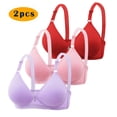 thumbnail image 2 of Yuyuzo 3PCS Push up Bras for Women Wireless Adjustable Strap Full Coverage Comfortable Everyday Bra, 2 of 3